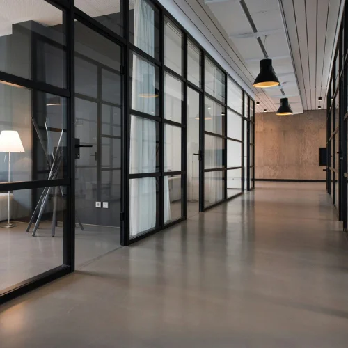 commercial_building_service inside of a commercial building